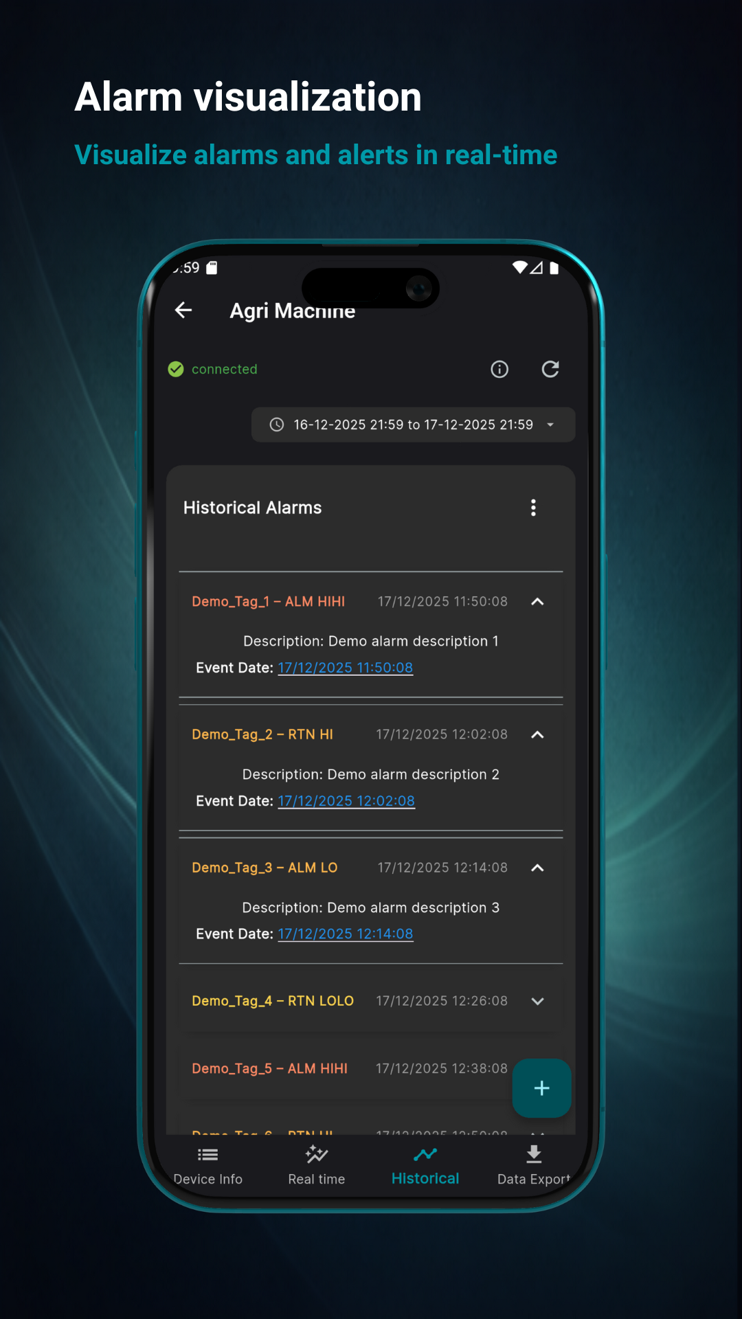 DataFleet App - Detail View