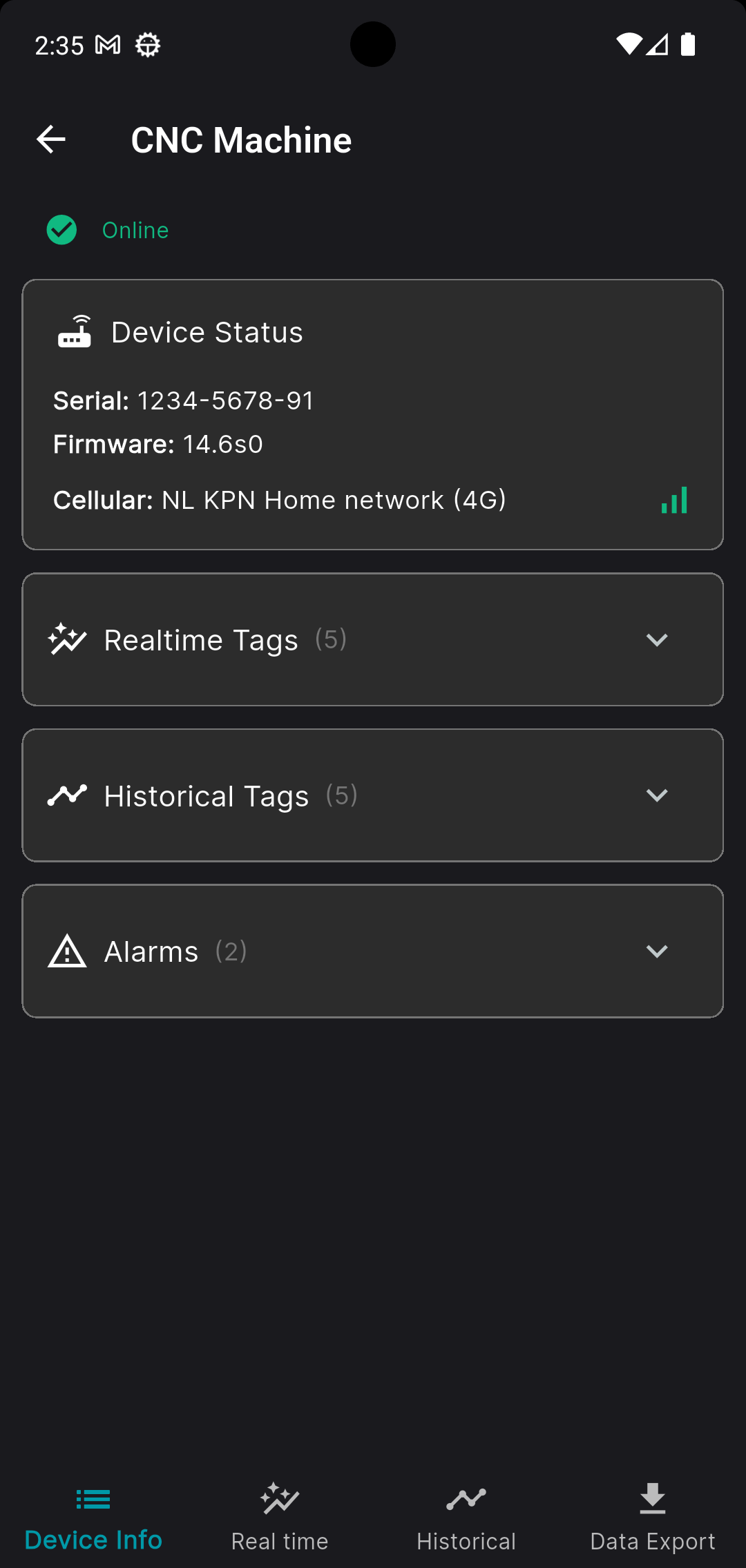 Use DataFleet to view device data screenshot 3_E